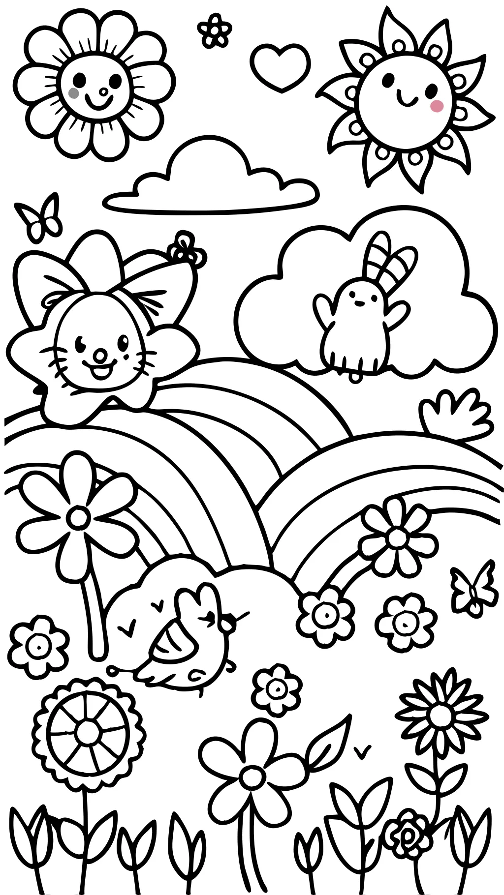 coloriages de printemps imprimables gratuitement